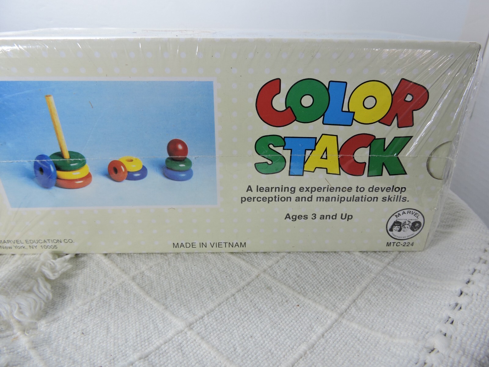 Marvel Education co Color Stack primary colors made in Vietnam Sealed