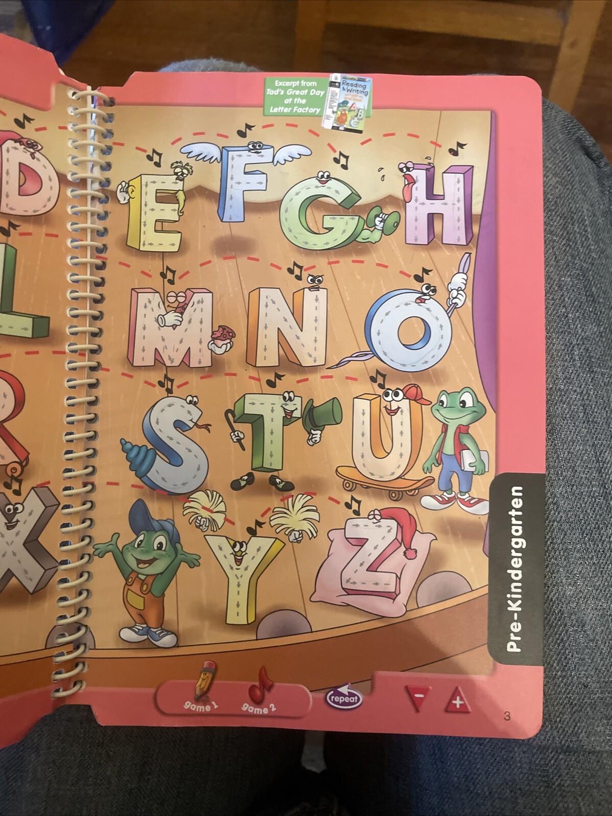 LeapFrog LeapPad Reading, Writing & Math Pre-K – 1st Grade Book No Cartridge