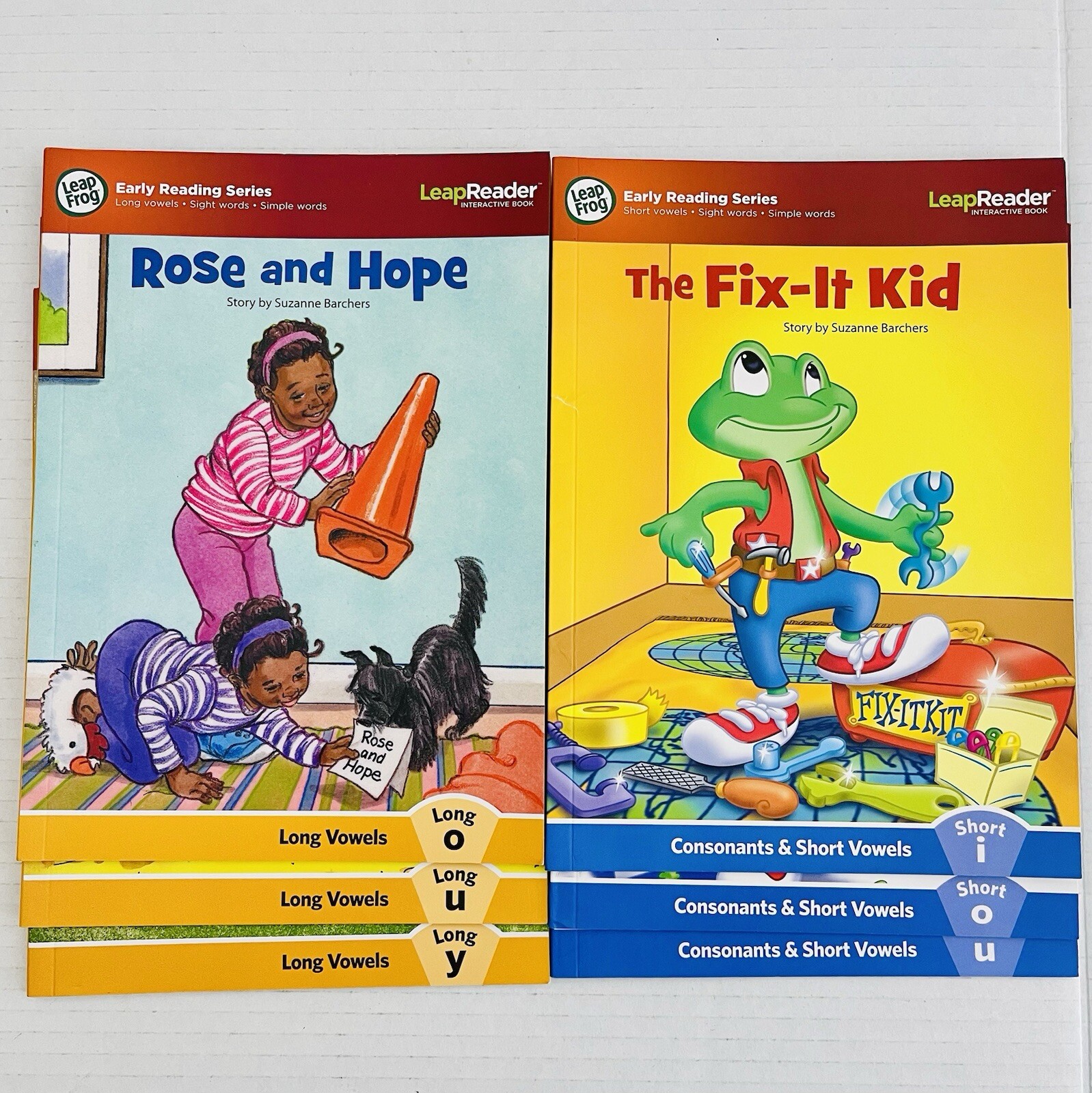 Leap Frog Leap Reader Books Early Reading Series Vowels Consonants Phonics Lot