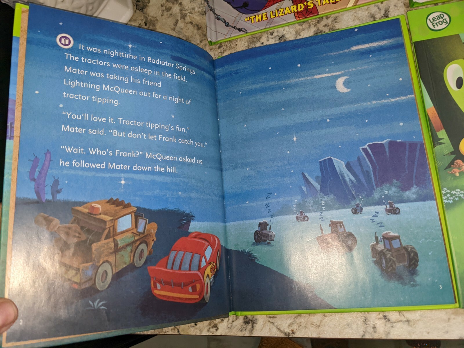 Lot 4 LeapFrog🐸 TAG Reading System Book 4-8 Years Spiderman Toy Story, Cars 📚