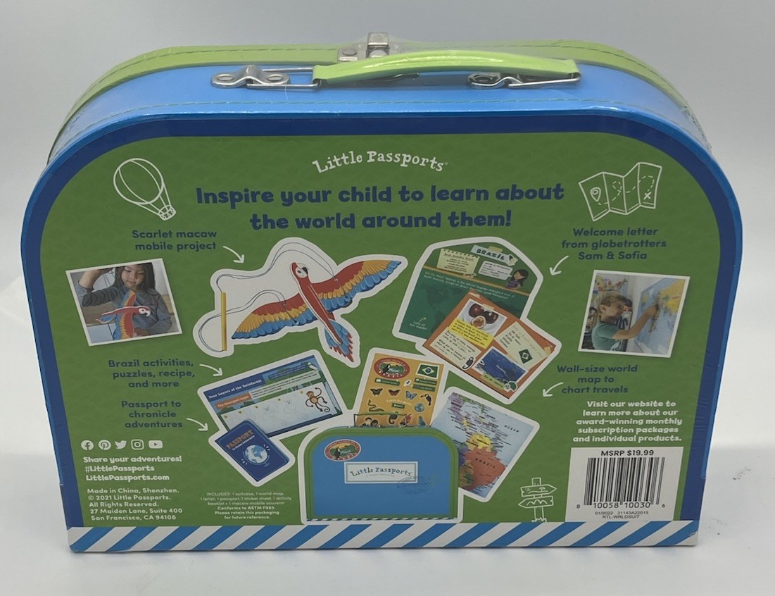 Little Passports: A Global Adventure My World Edition Kit for Ages 6-10 – Brazil
