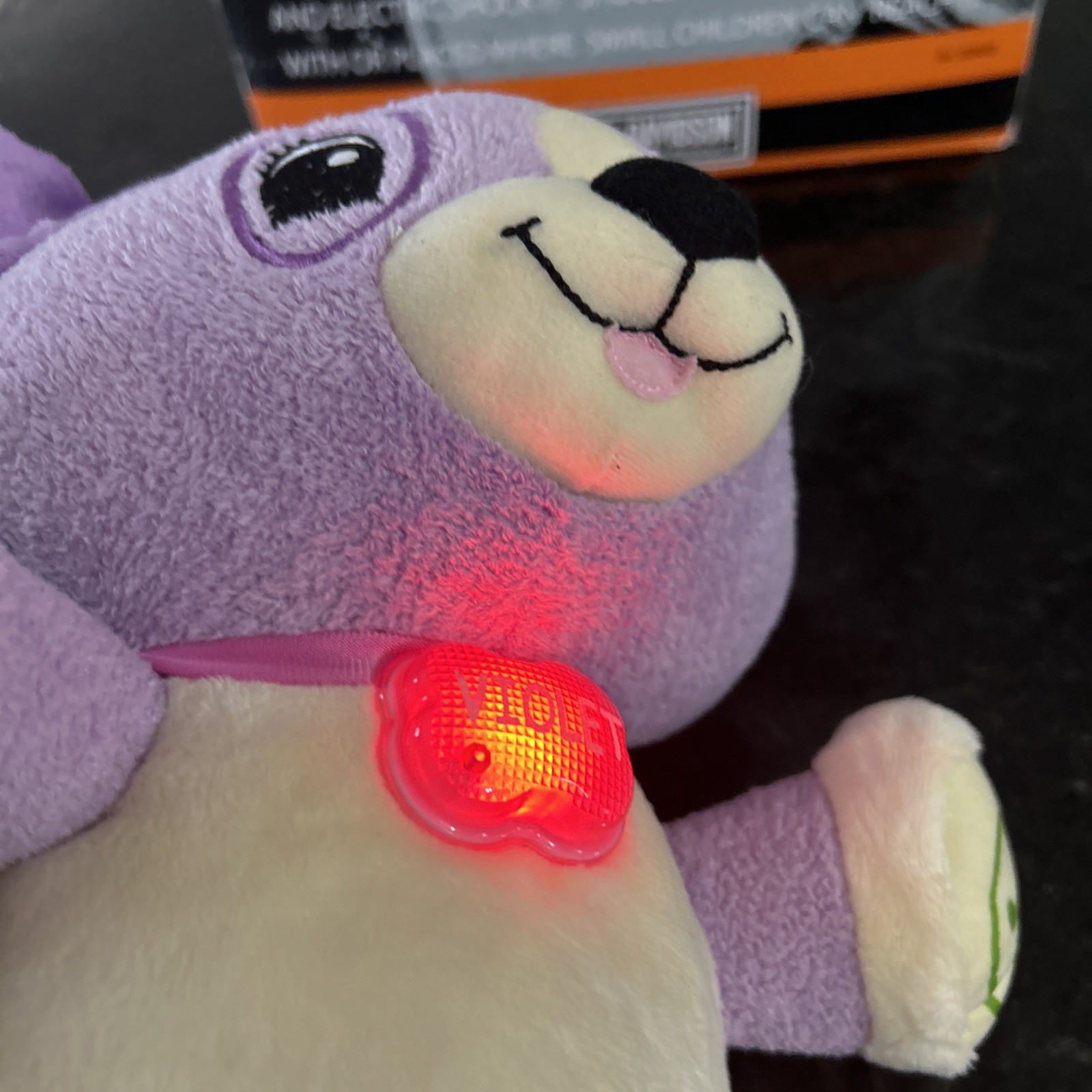 Leapfrog My Pal Violet Interactive Dog Plush 13″ Purple White