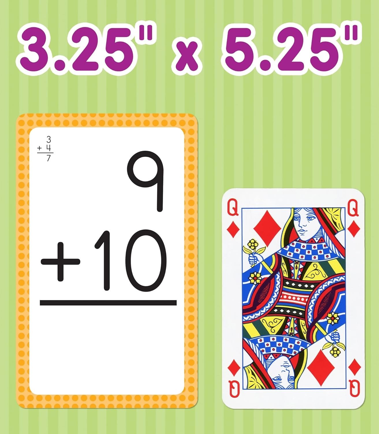 Carson Dellosa 4-Pack Math Flash Cards for Kids Ages 4-8, 211 Addition and Subtr