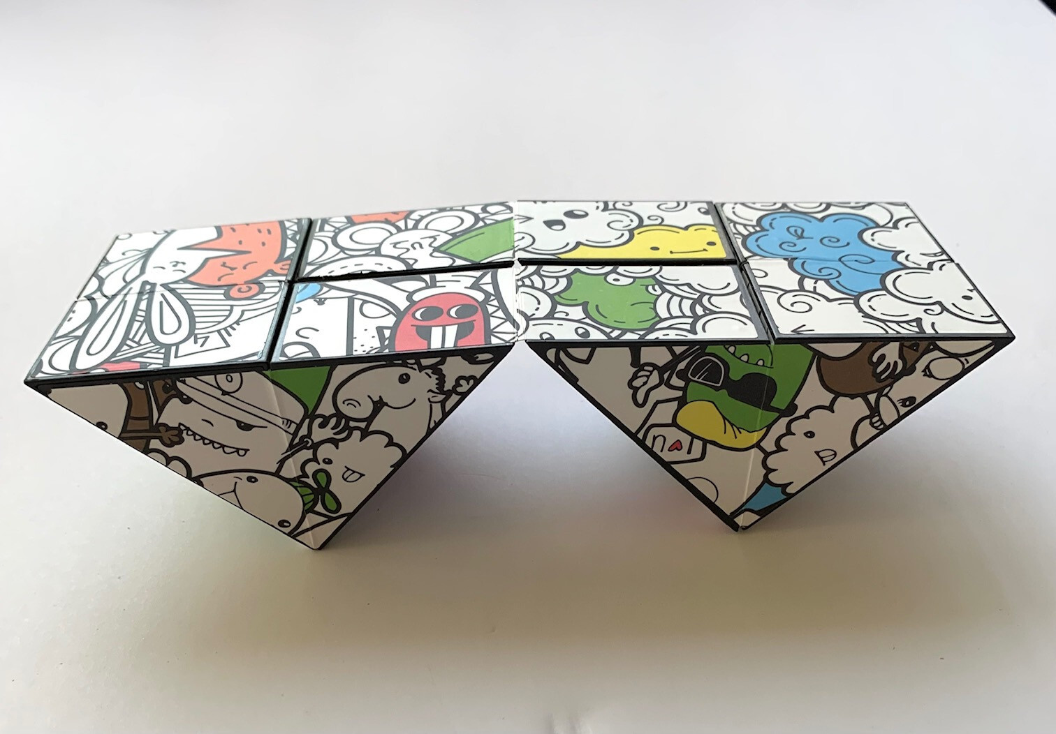 Perfect Stocking Stuffer-Fidgebo Shape Shifting Cube Toy