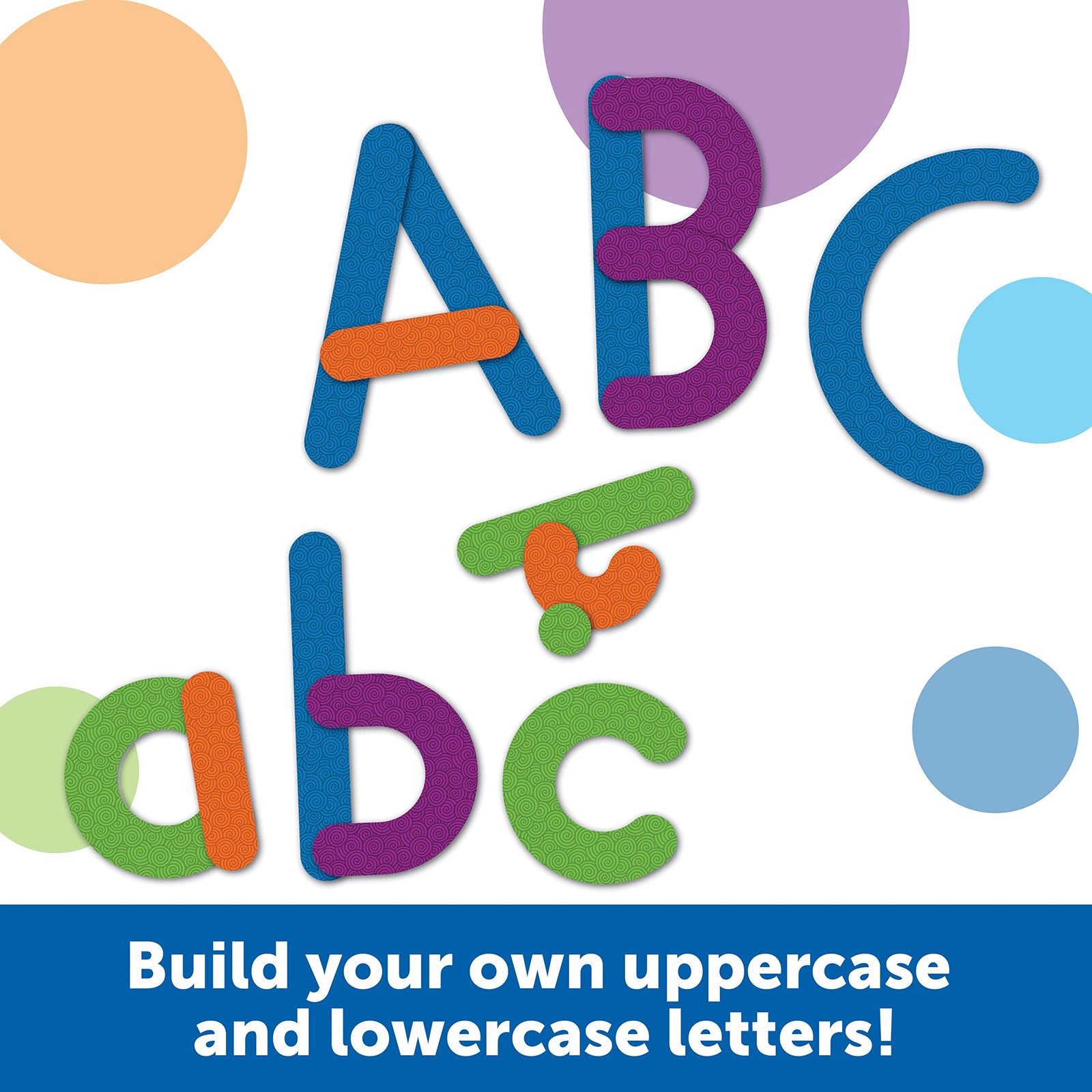 Learning Resources Giant Magnetic Letter Construction – Alphabet Magnets Letter
