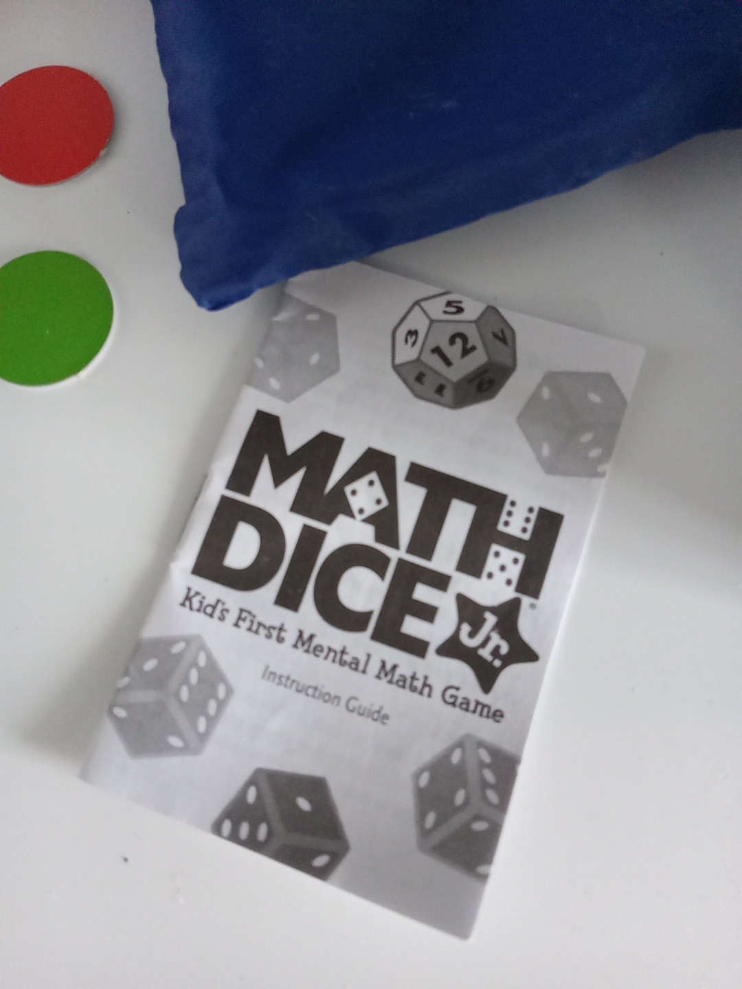 ThinkFun Math Dice Jr Game homeschool math fun learning complete EUC Age 6+
