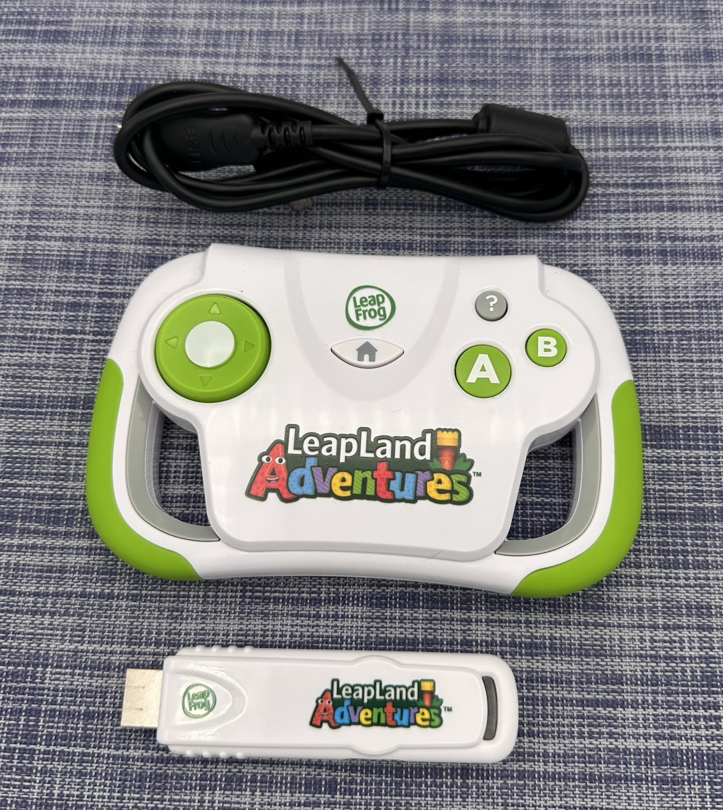 Leap Frog LEAPLAND ADVENTURES Plug & Play TV Learning Video Game Tested