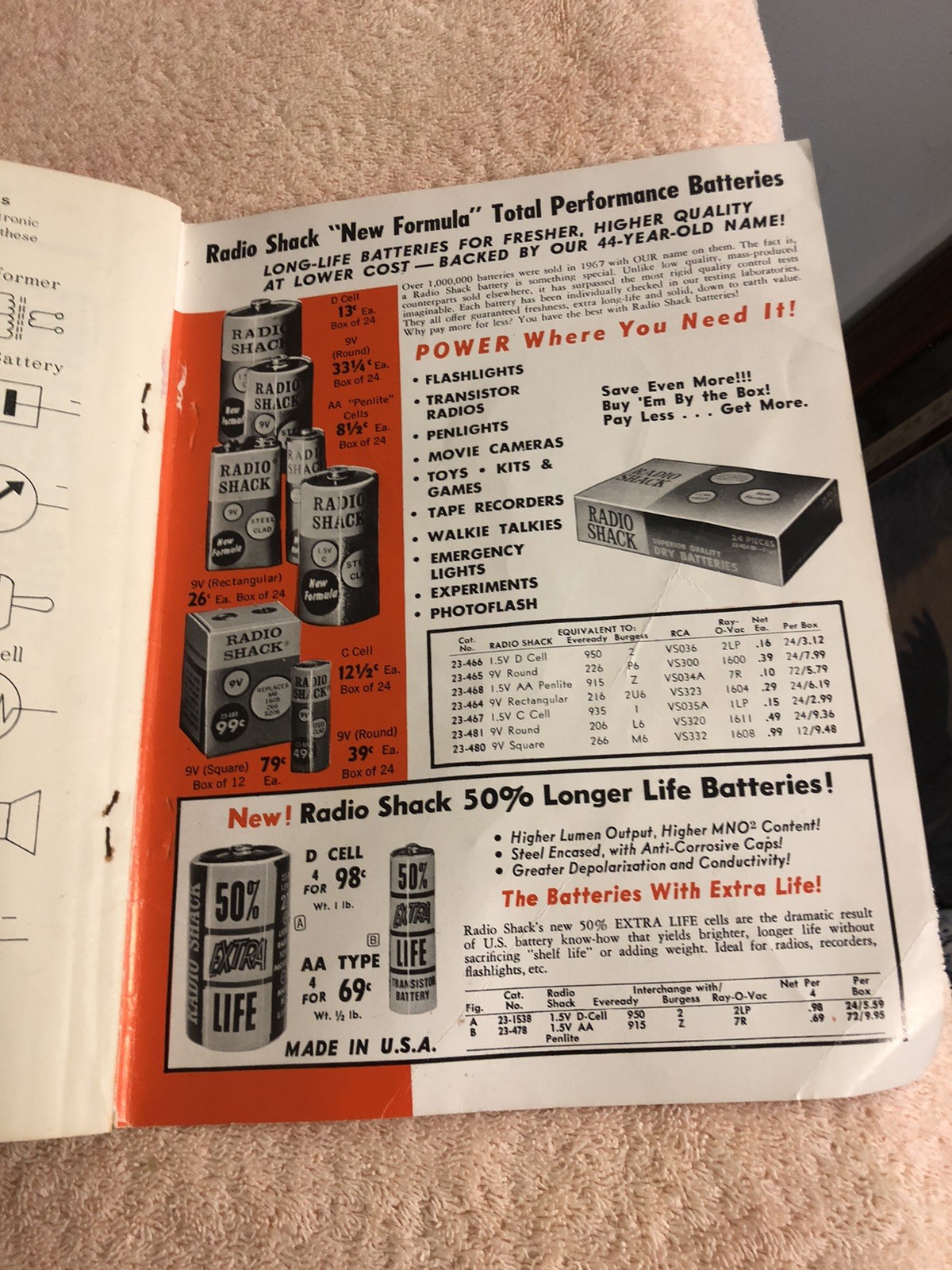 Vintage 1967 Radio Shack Science Fair Electronic Project Kit #201 Tested