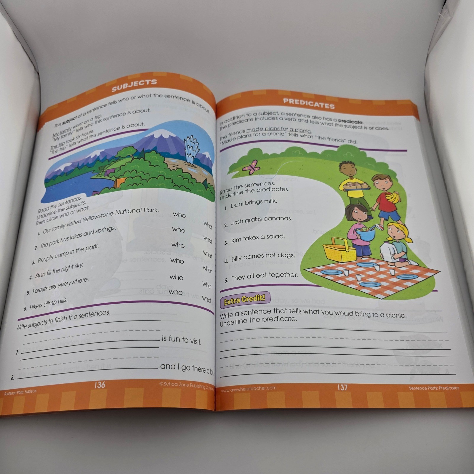 School Zone Big First Grade Preschool Kindergarten Scholar Workbook Set Kids