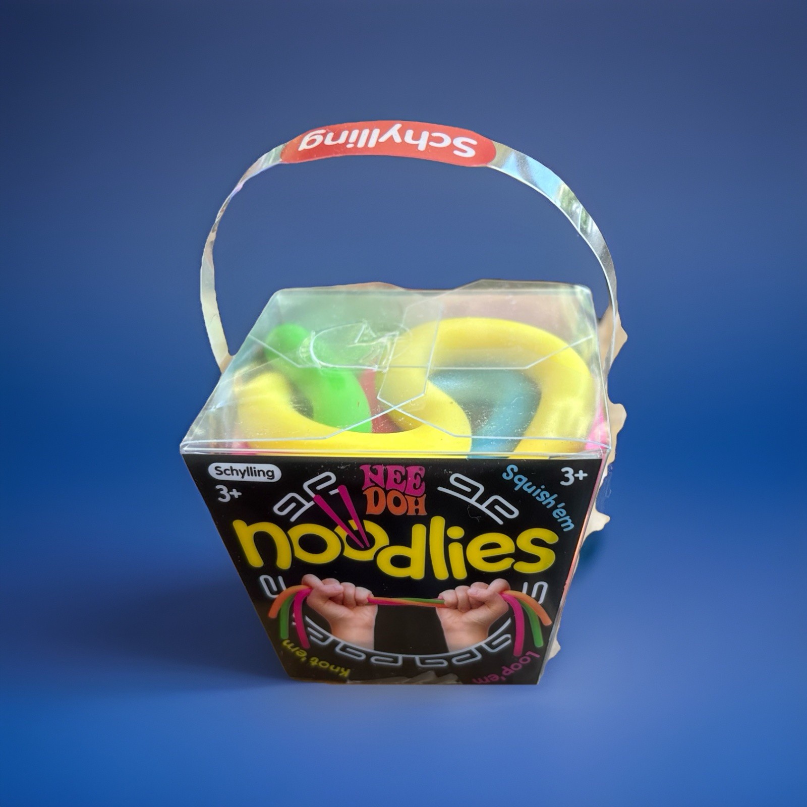 Nee-doh Noodlies Colorful Fluorescent Stretchy Noodles Sensory/Fidget Toy