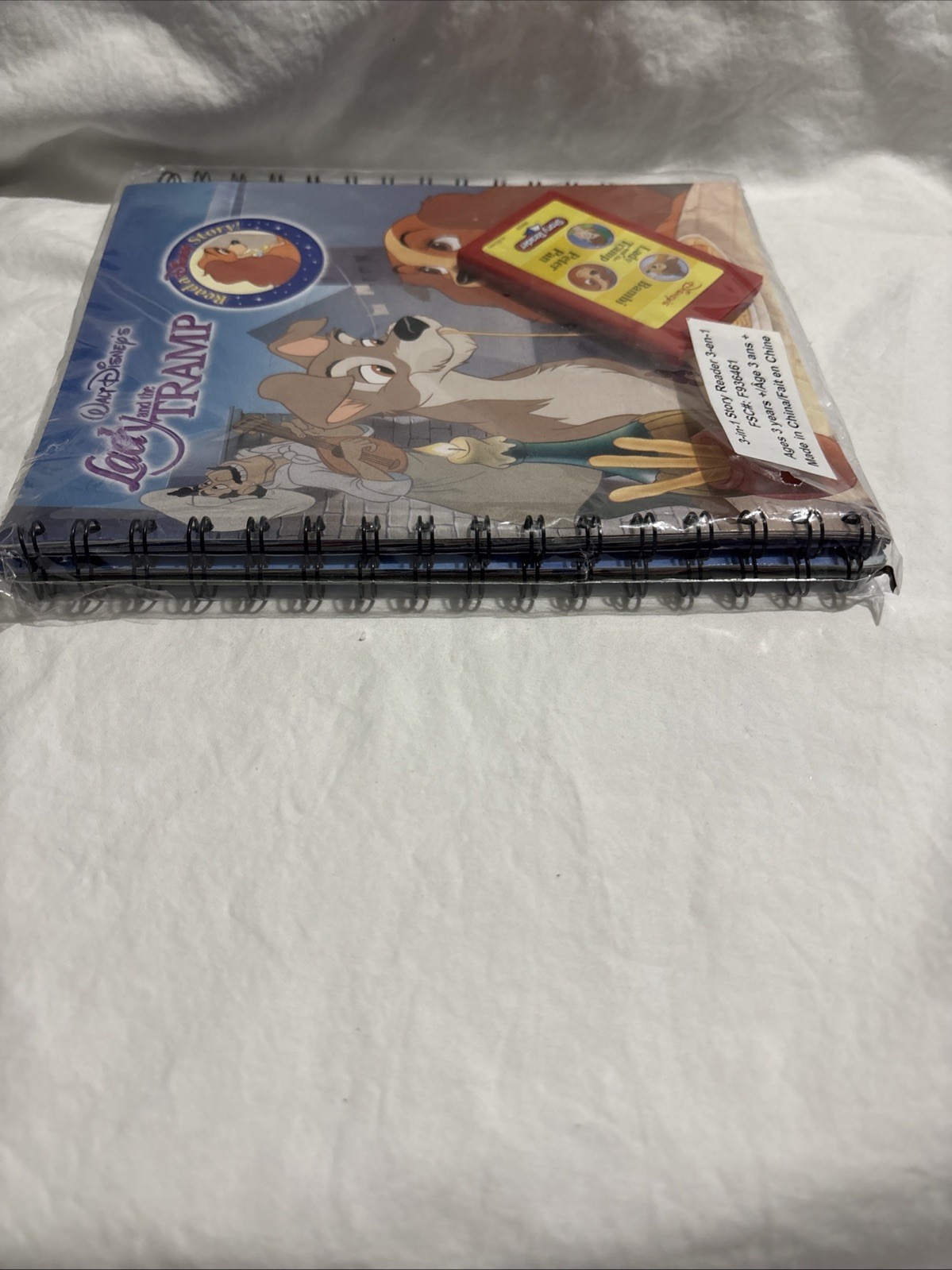 Story Reader 3 Books Disney Library Bambi Lady and the Tramp Peter Pan Kids NEW