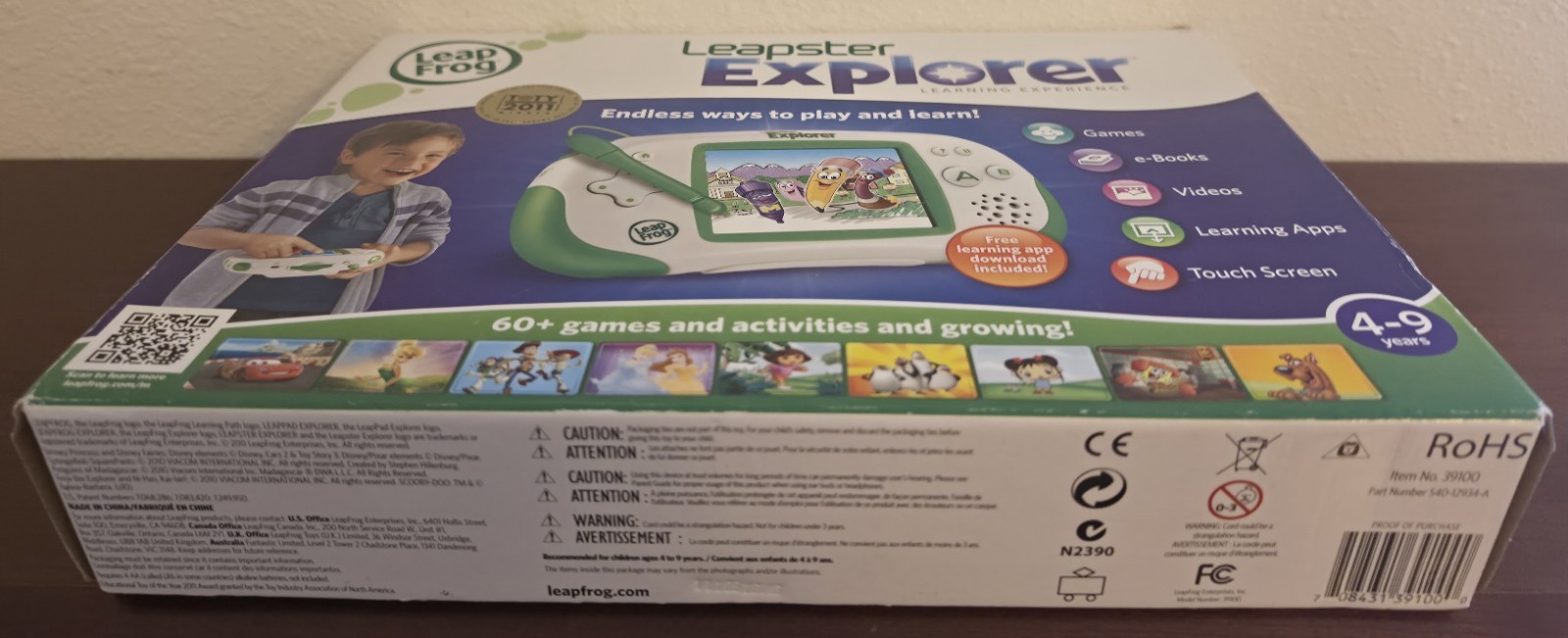 RARE 2011 LeapFrog Leapster Explorer Handheld Retro Game – TOTY Winner – NEW!!!