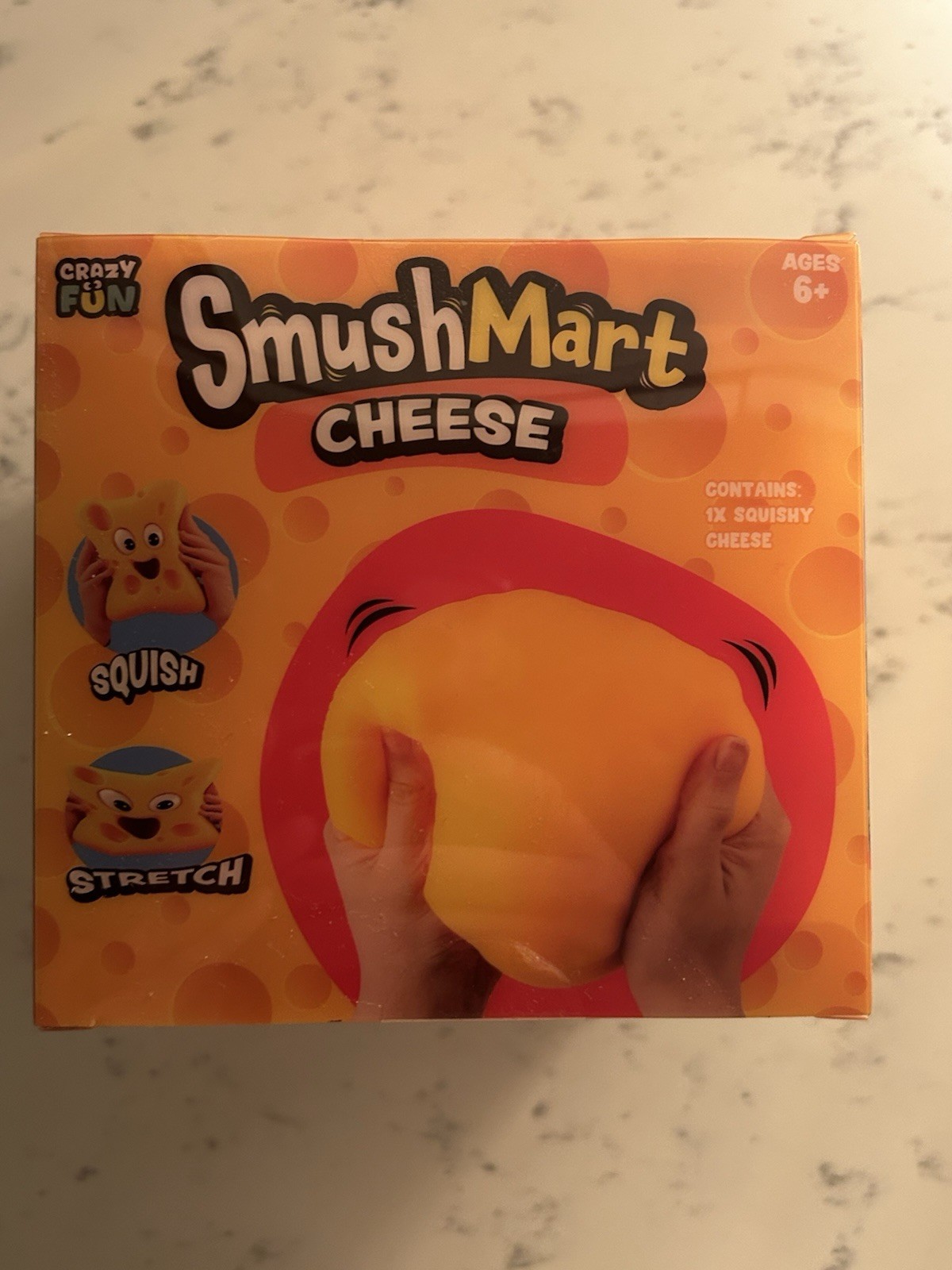 🧀 Smush Mart Cheese VIRAL TikTok SQUISHY USA Crazy Fun Squeeeezy