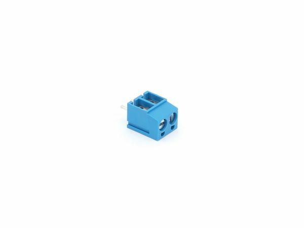 [ Whadda Velleman SCREW02 ] Screw Terminal Connector 2 Pole Blue