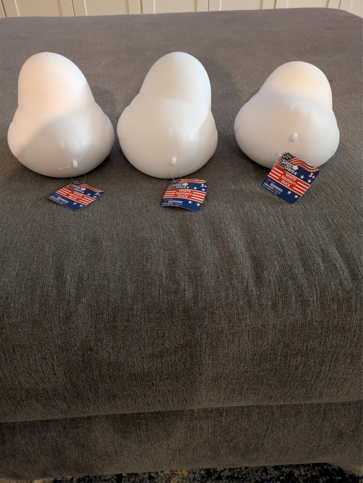 Brand New Viral 🔥 White Sunny Days Jumbo Squishy Duck