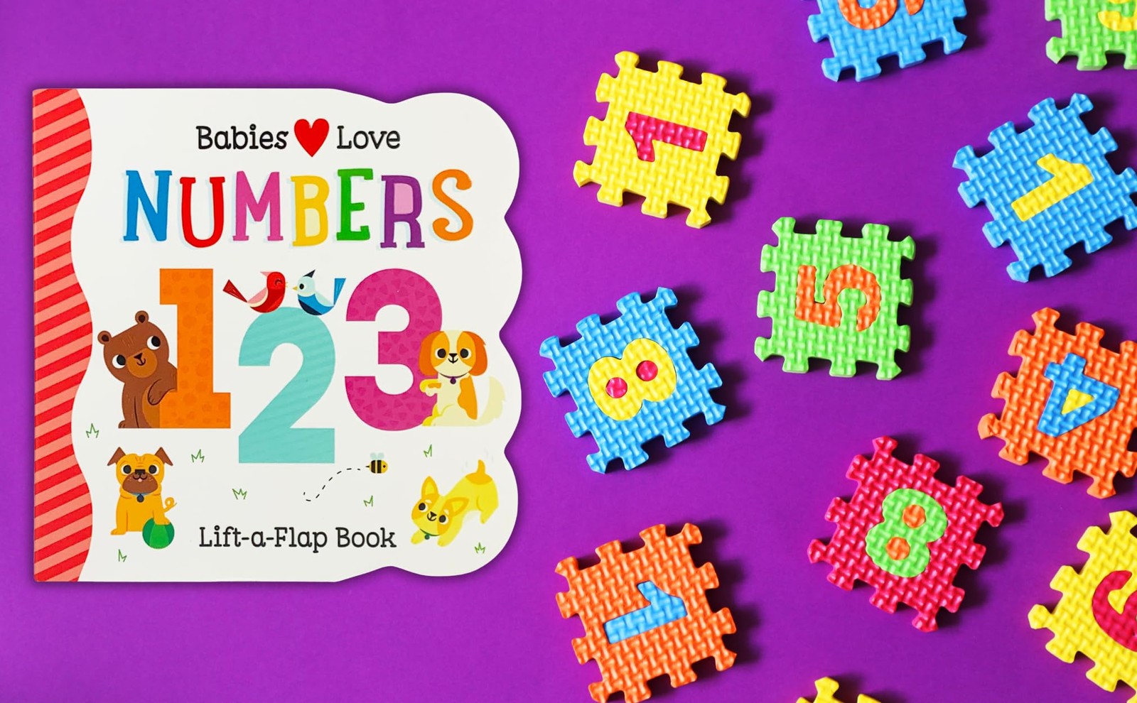 Babies Love Numbers – A First Lift-a-Flap Board Book for and Toddlers…