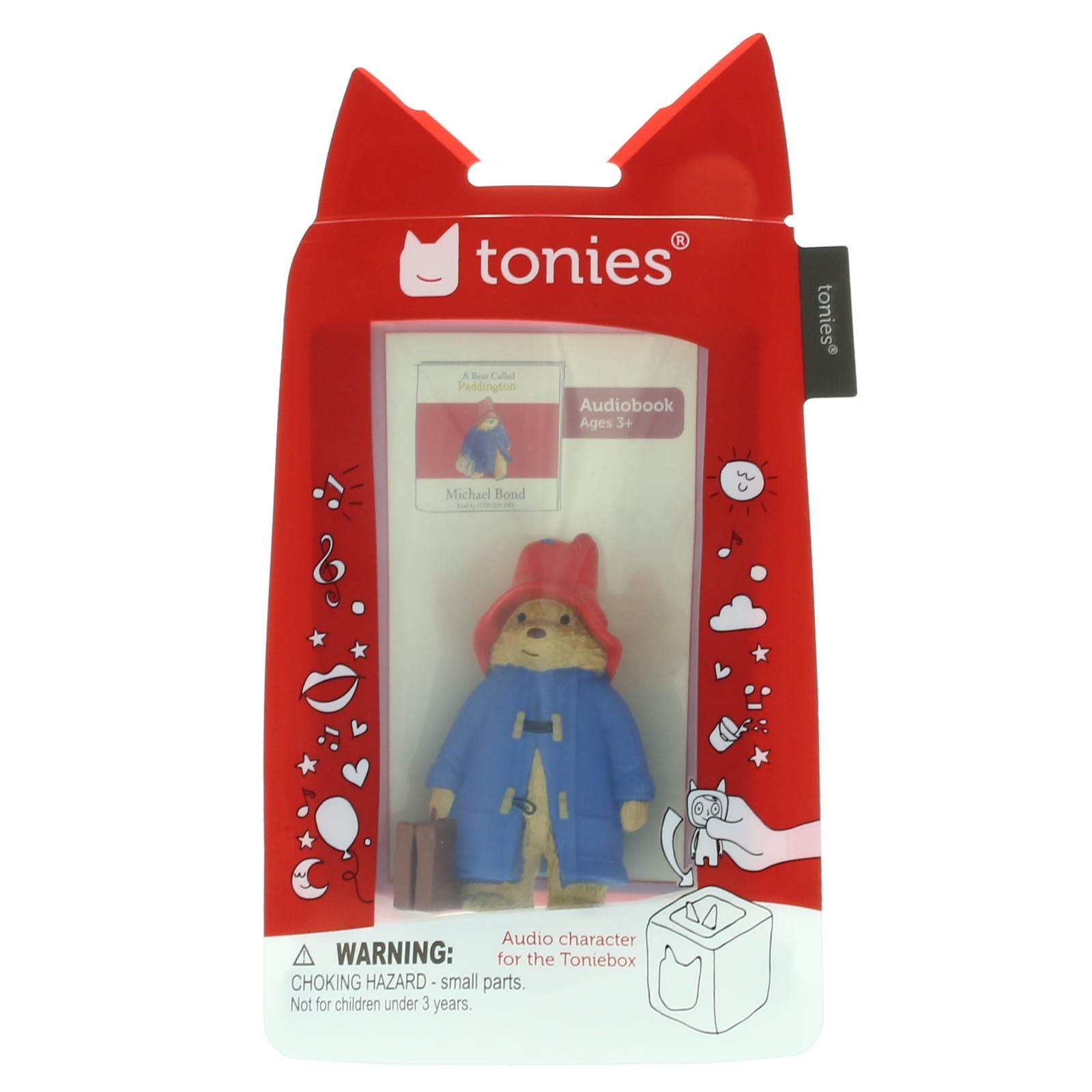Tonies Paddington Bear Michael Bond Audio Book Play Figurine, 8 Stories