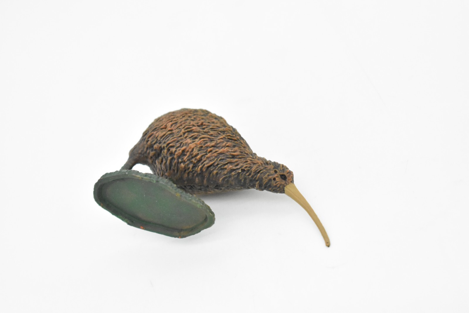 Kiwi, Kee Wee, Model Bird, Realistic Rubber Figure, Hand Painted Toy 2.5 Inches