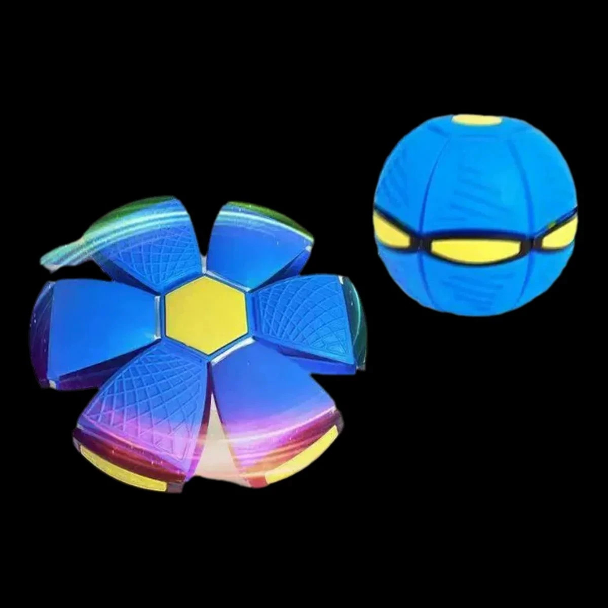 Blue Magic Stomp Flying Saucer Ball Kids Outdoor Interactive Toy