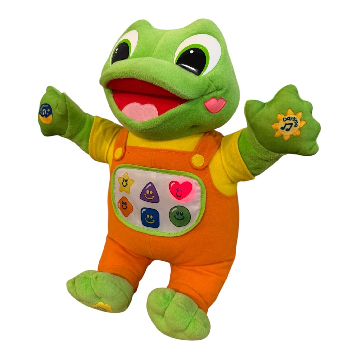 Vintage LeapFrog Hug & Learn Baby Tad Interactive Plush 2001 Tested Works Sings