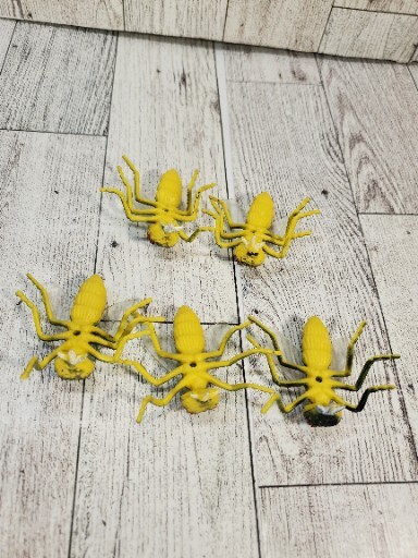 Vtg Lot Of 15 Rubber Plastic Creepy Bugs Insects Ants Flies Spider Toys