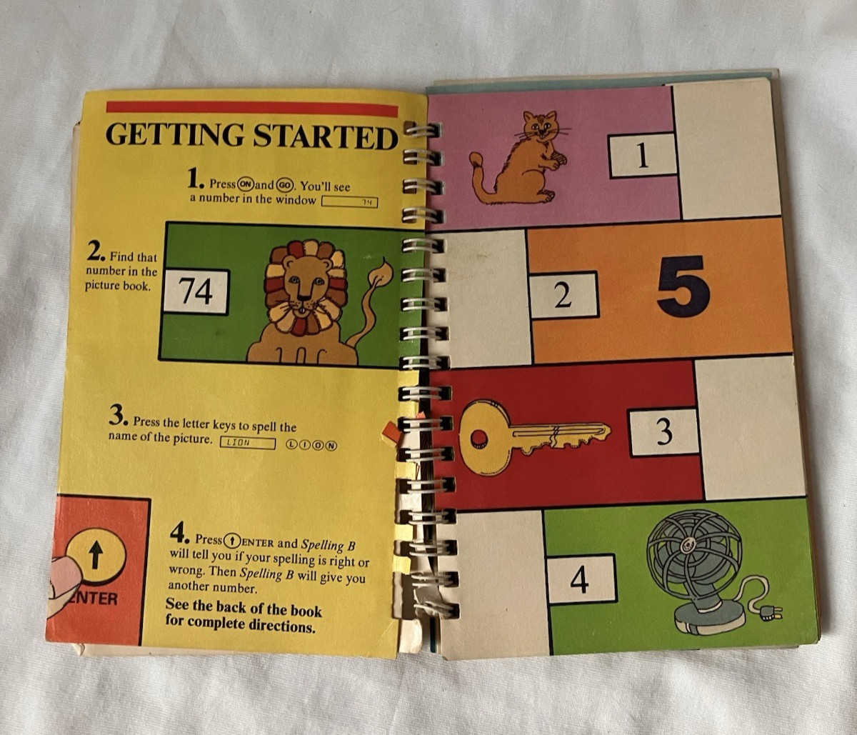 1978 Vintage Texas Instruments Spelling B In Case With Picture Book