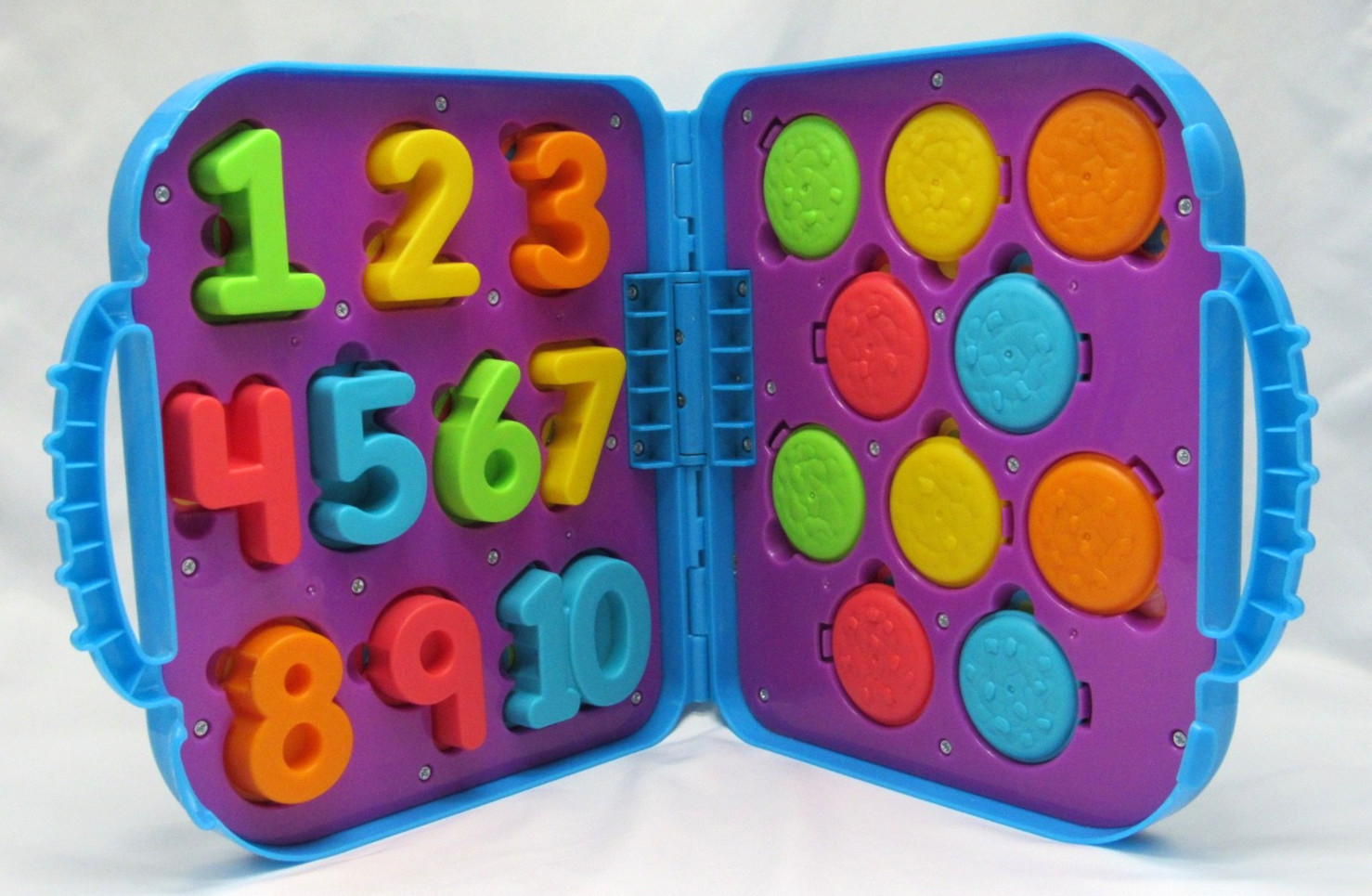 Sesame Street Cookie Monster On The Go Numbers With Take Along Case