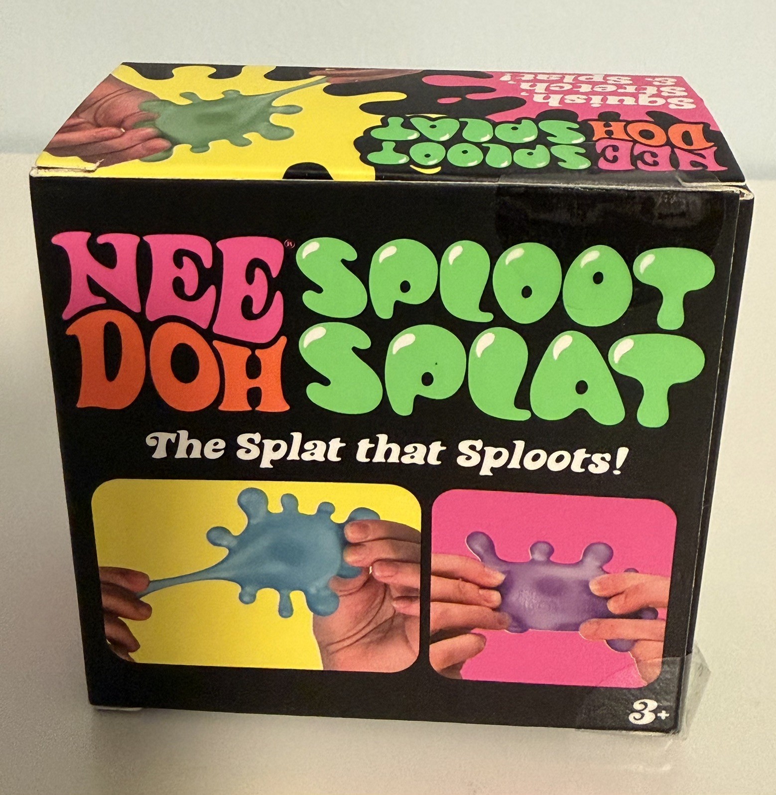 NeeDoh Sploot Splat TikTok Viral Squishy 🔥 Pink Sensory Fidget Toy NEW In Box