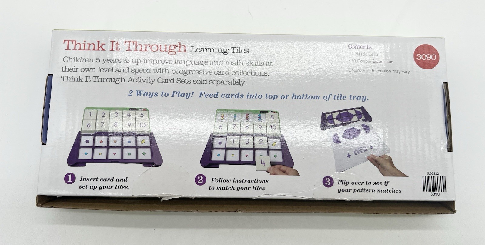 Discovery Toys Think It Through Learning Tiles Hands-On, Reading Spelling & Math