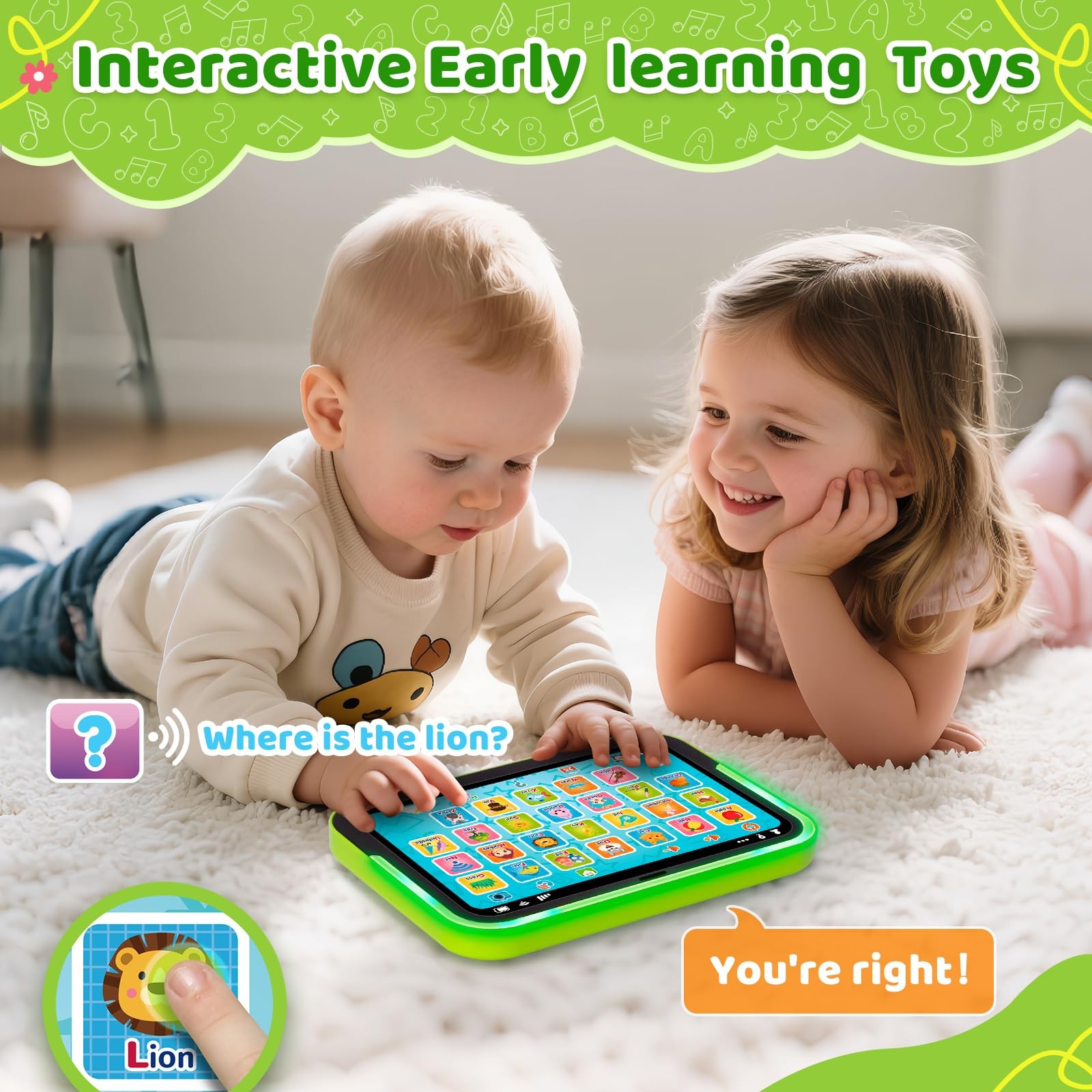 Learning Toy for Kids 1 2 3 Year Old Boys Girls, Learning Laptop for Toddlers…