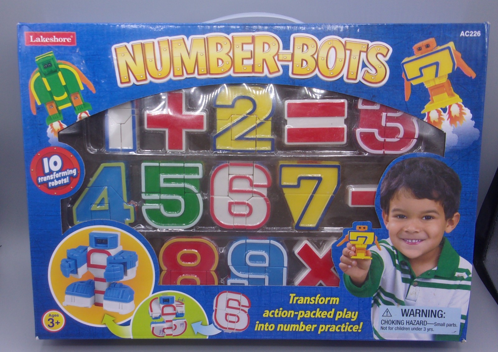 Lakeshore Number Bots Transformers Numbers that turn into Bots Practice Numbers