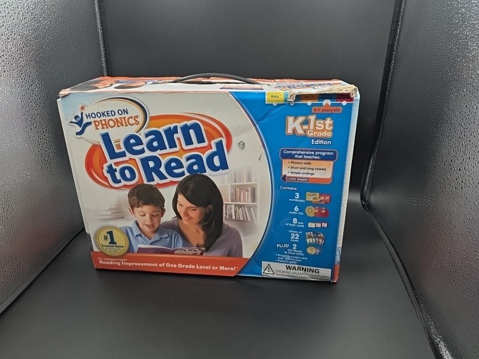HOOKED ON PHONICS Learn To Read K To 1st GRADE EDITION 4-7 Years 2007 For Parts