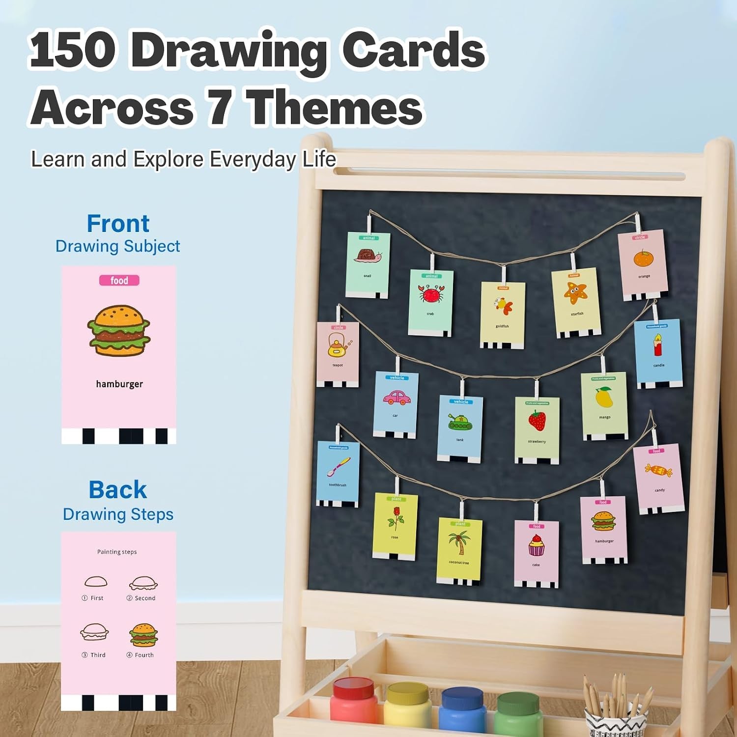 Educational Drawing Machine for Kids – Voice-Controlled & 150 Creative Cards