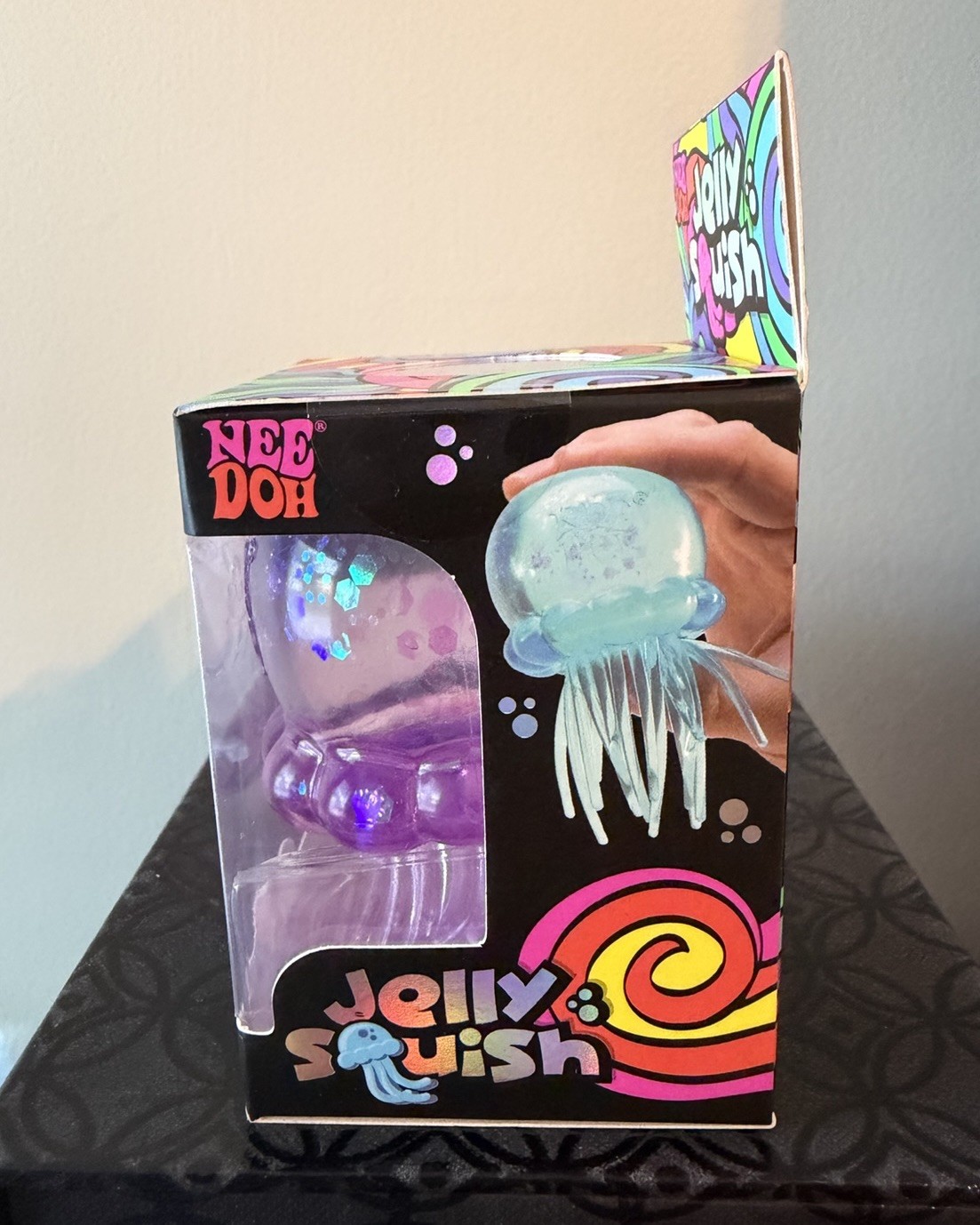 Authentic Schylling NeeDoh Jelly Squish Jellyfish Purple – Sealed New In Box