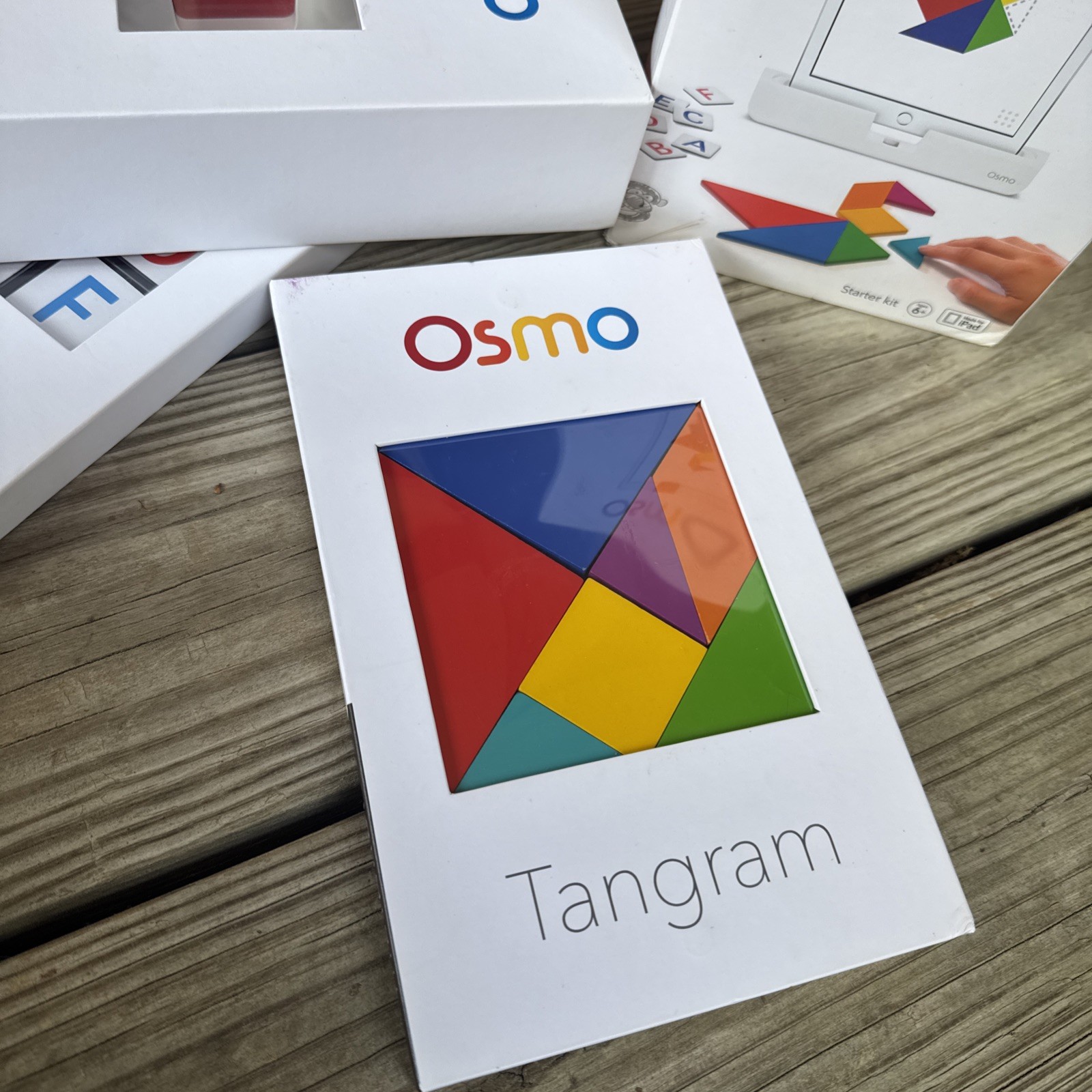 Osmo Genius Starter Kit For iPad Words And Tangram Learning Games