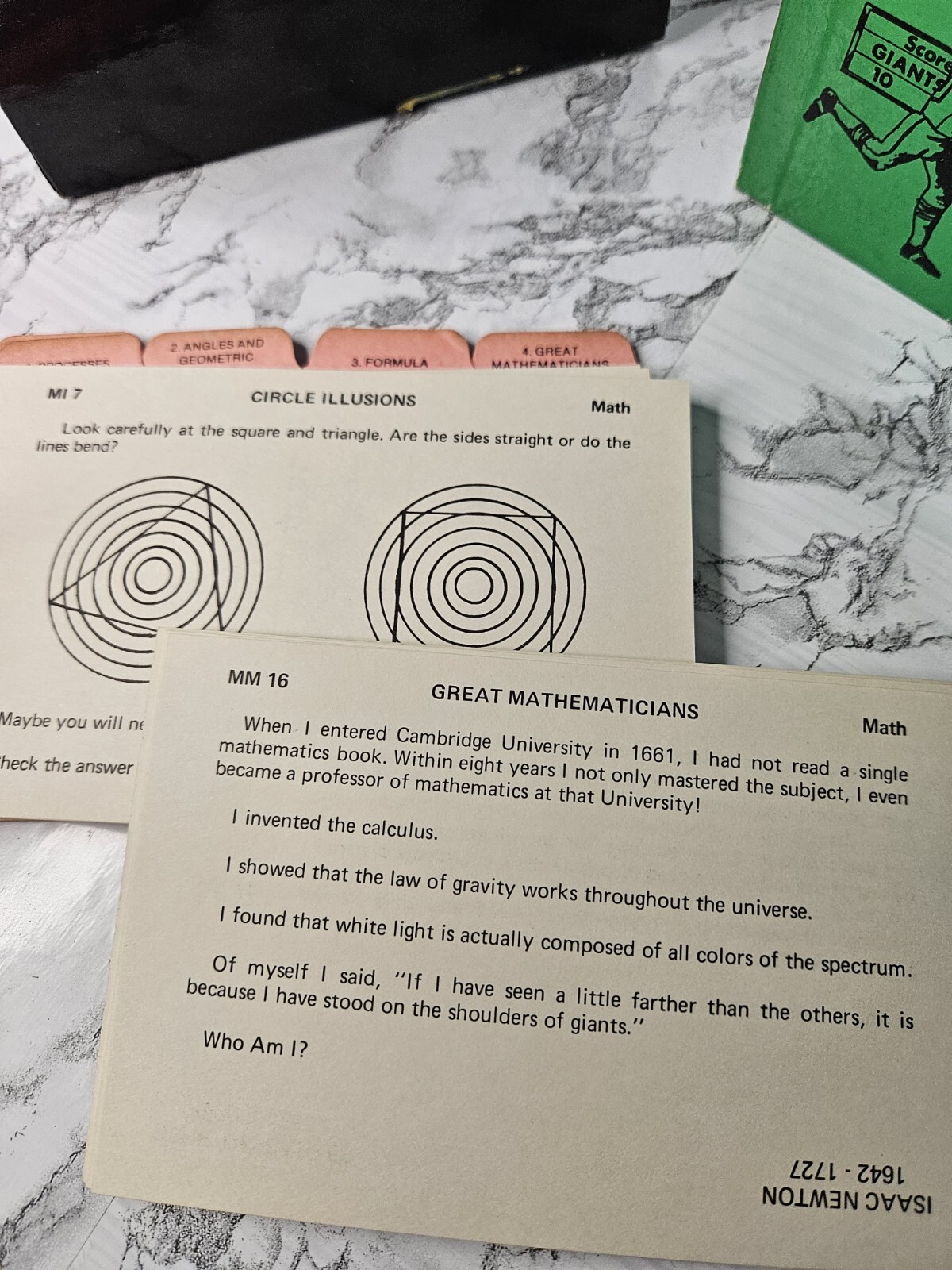 Vintage 1971 Unique Math Games 150 Exciting Math Games by Educational Insights