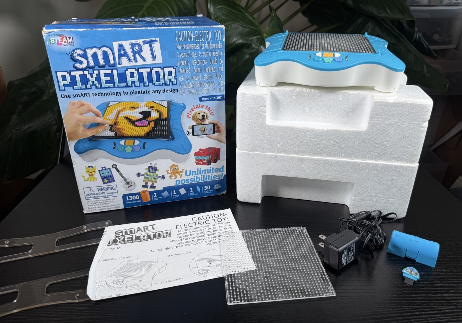 smART Pixelator Learning & Development Toy Game in Box w SD Card Tested & Works
