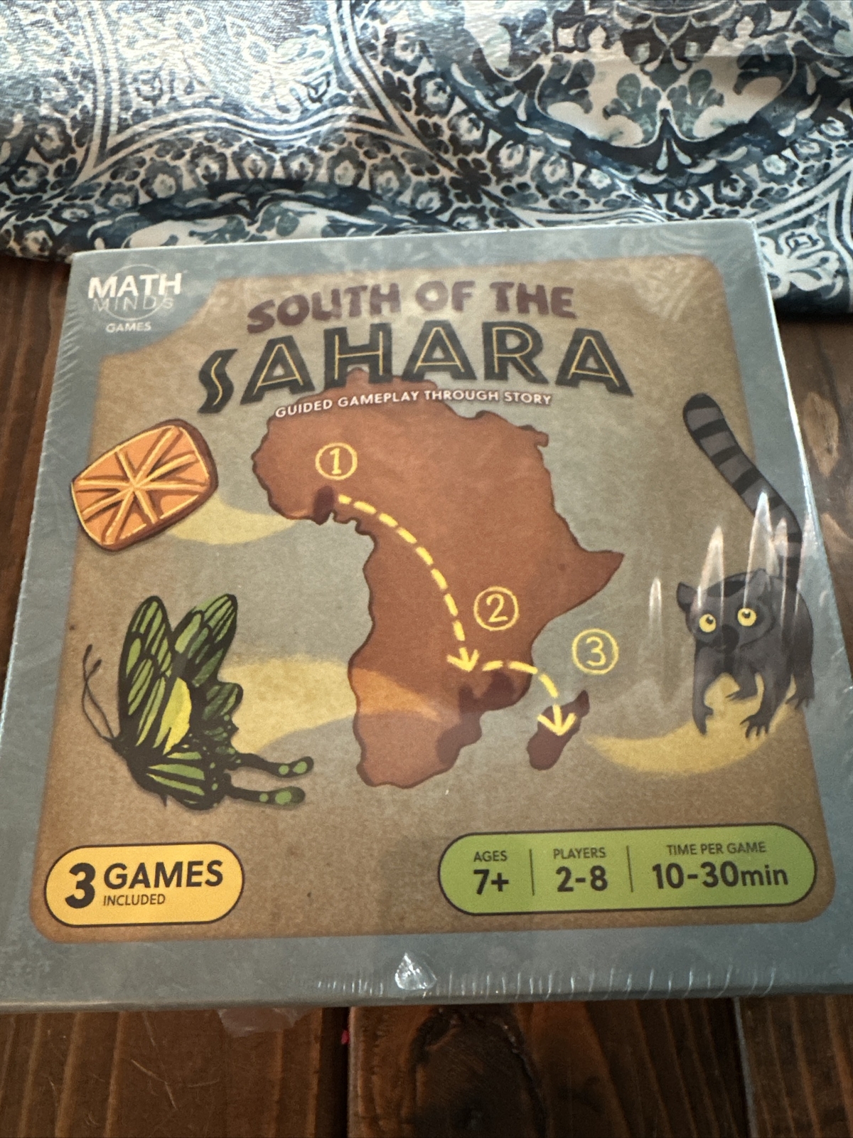 South Of The Sahara (English Version) – Math Minds Games – 3 Games – New/Sealed