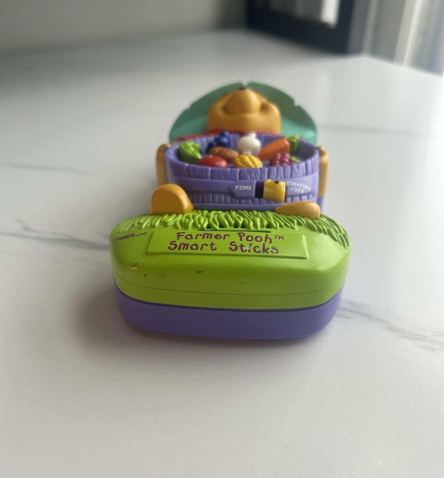 Vintage 1997 Farmer Pooh Smart Sticks Tiger Electronics Disney Learning Game