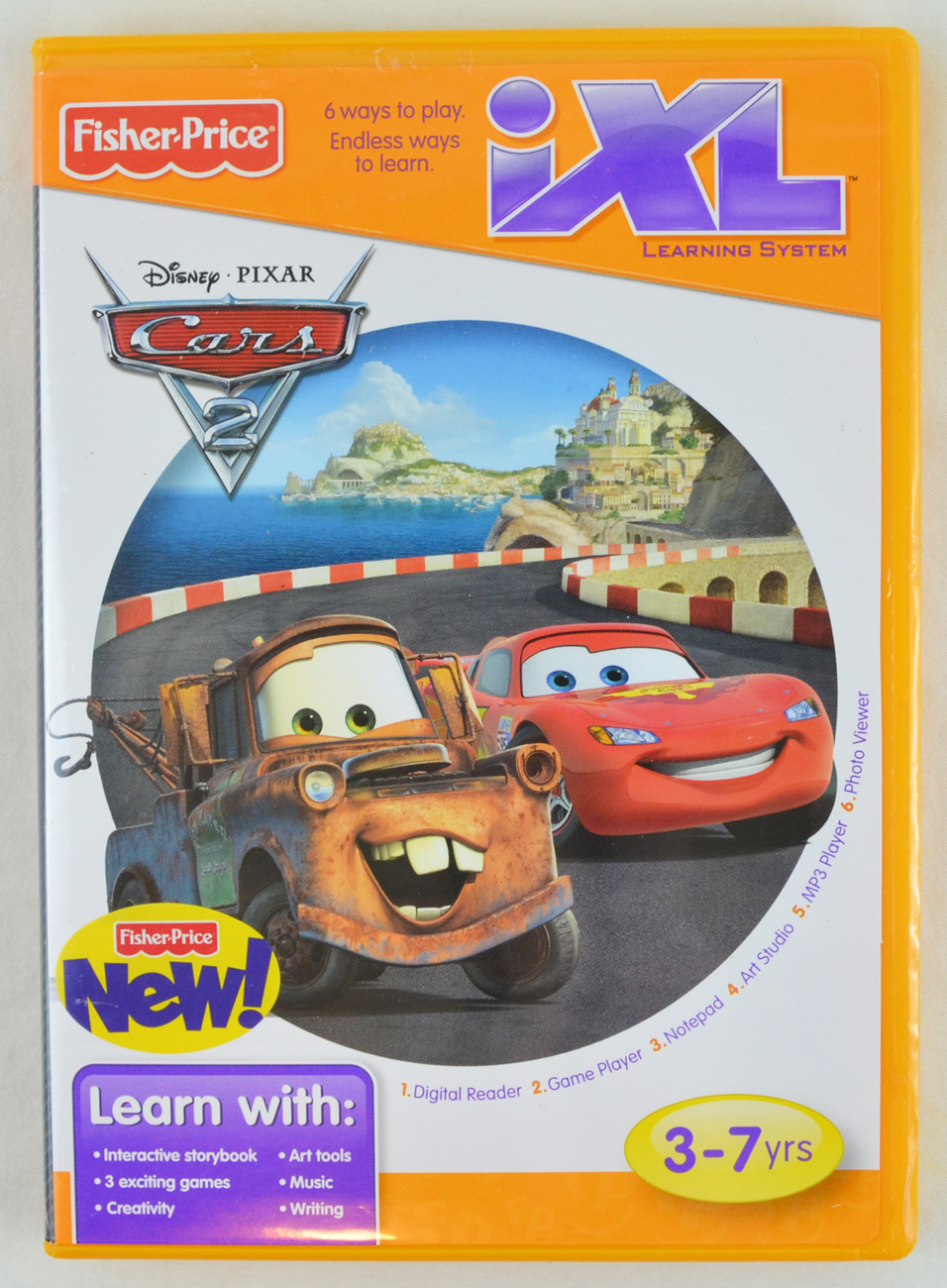 iXL Disney Cars 2 Game by Fisher Price – 3 Exciting Games – 3-7 years
