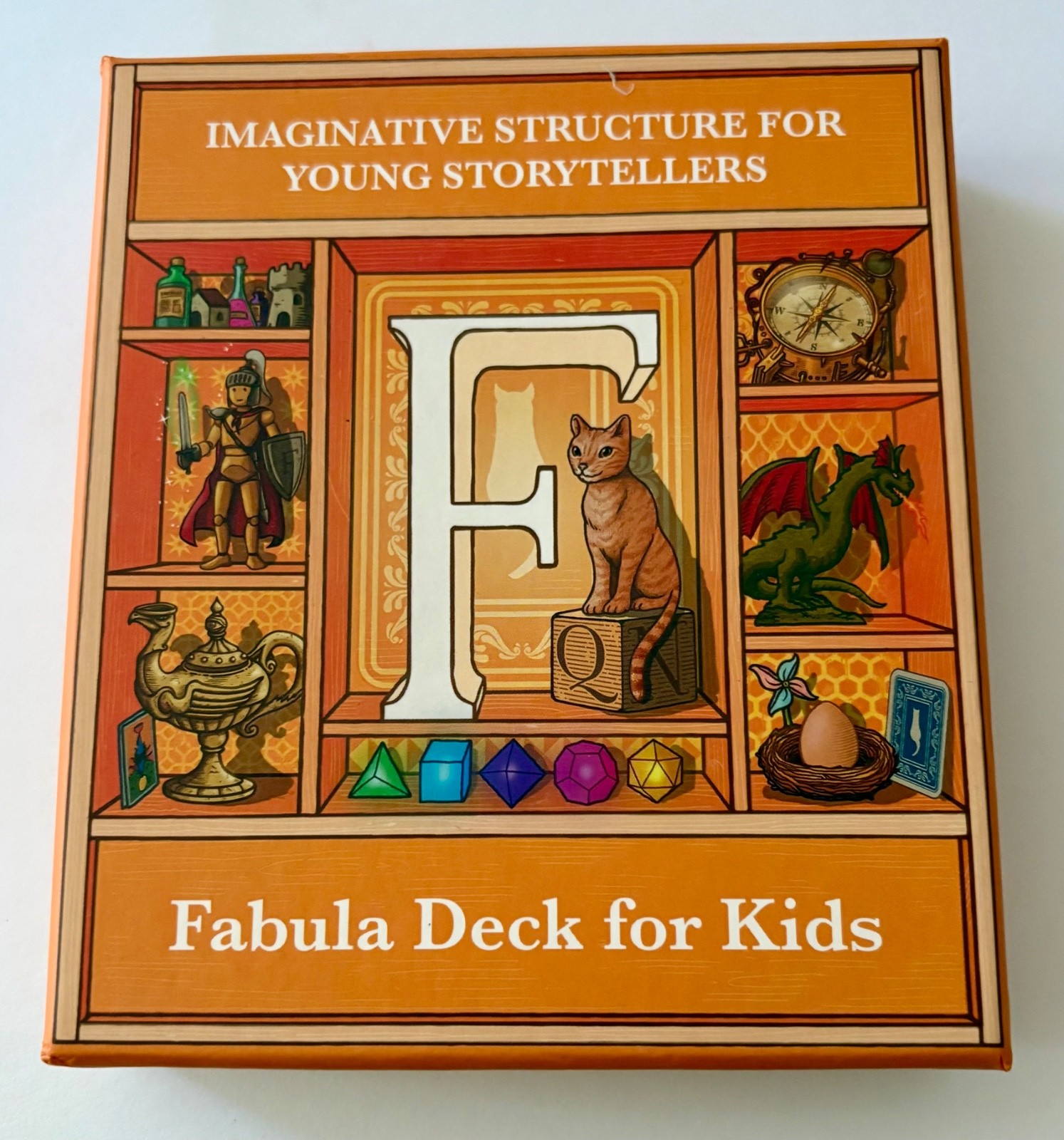 Fabula Deck for Kids Educational & Creative Storytelling 34 Cards 1 Die Complete