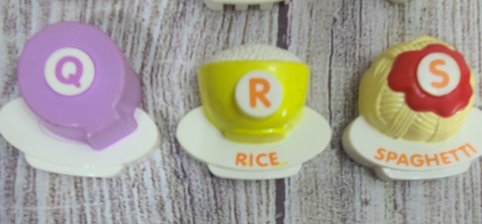 VTech ABC Food Fun Fridge Magnets Complete Replacement Set of 26 Phonics