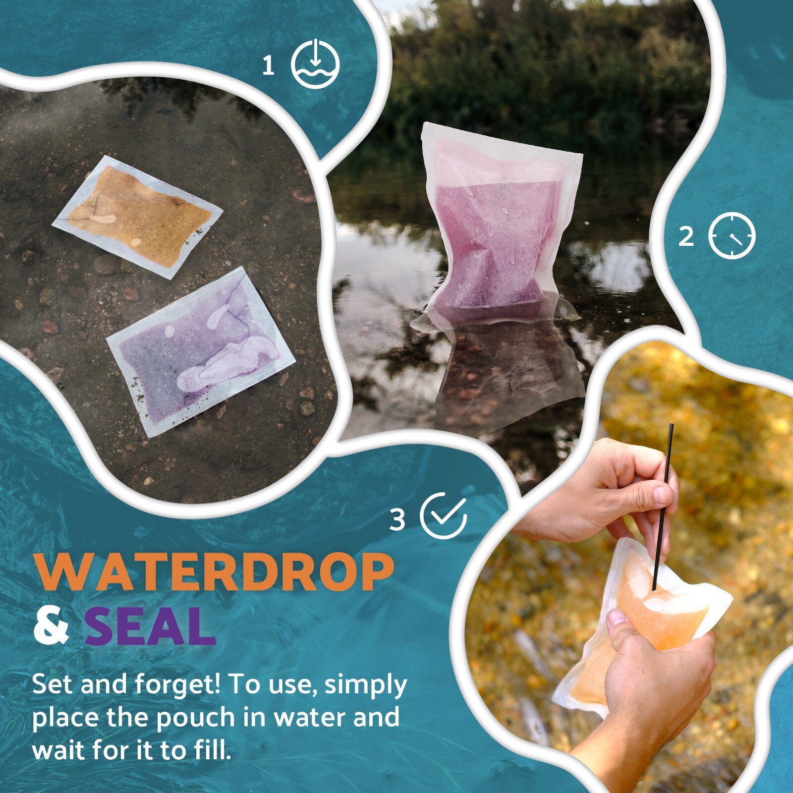 OTS Osmo Combo Pack 1 Seal & 1 Waterdrop – Portable emergency desalination