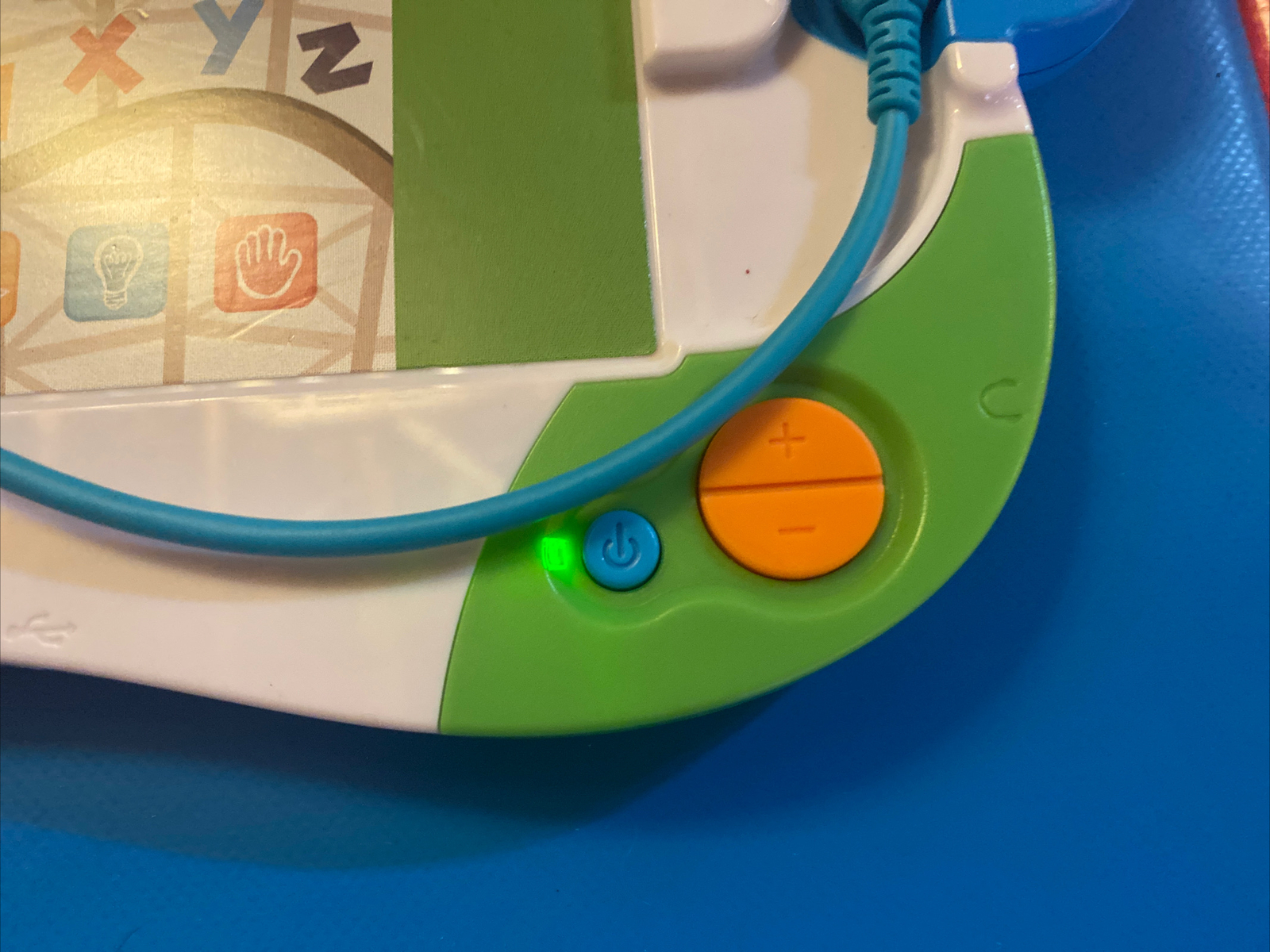 LeapFrog Leap Start White/Green/Blue Learning System — Tested/Reset