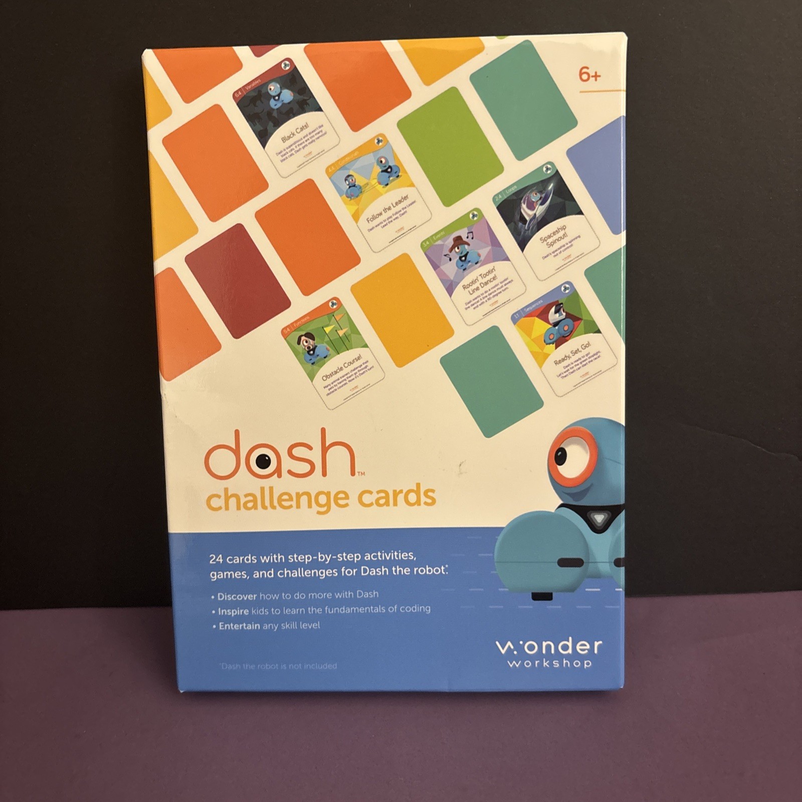 Wonder Workshop Dash Challenge Cards Set – Rare HTF Robot Accessory Dash Robot
