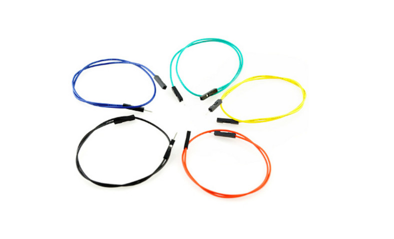 [ SparkFun PRT-09385 ] Jumper Wires Premium 12″ M/F Pack of 10
