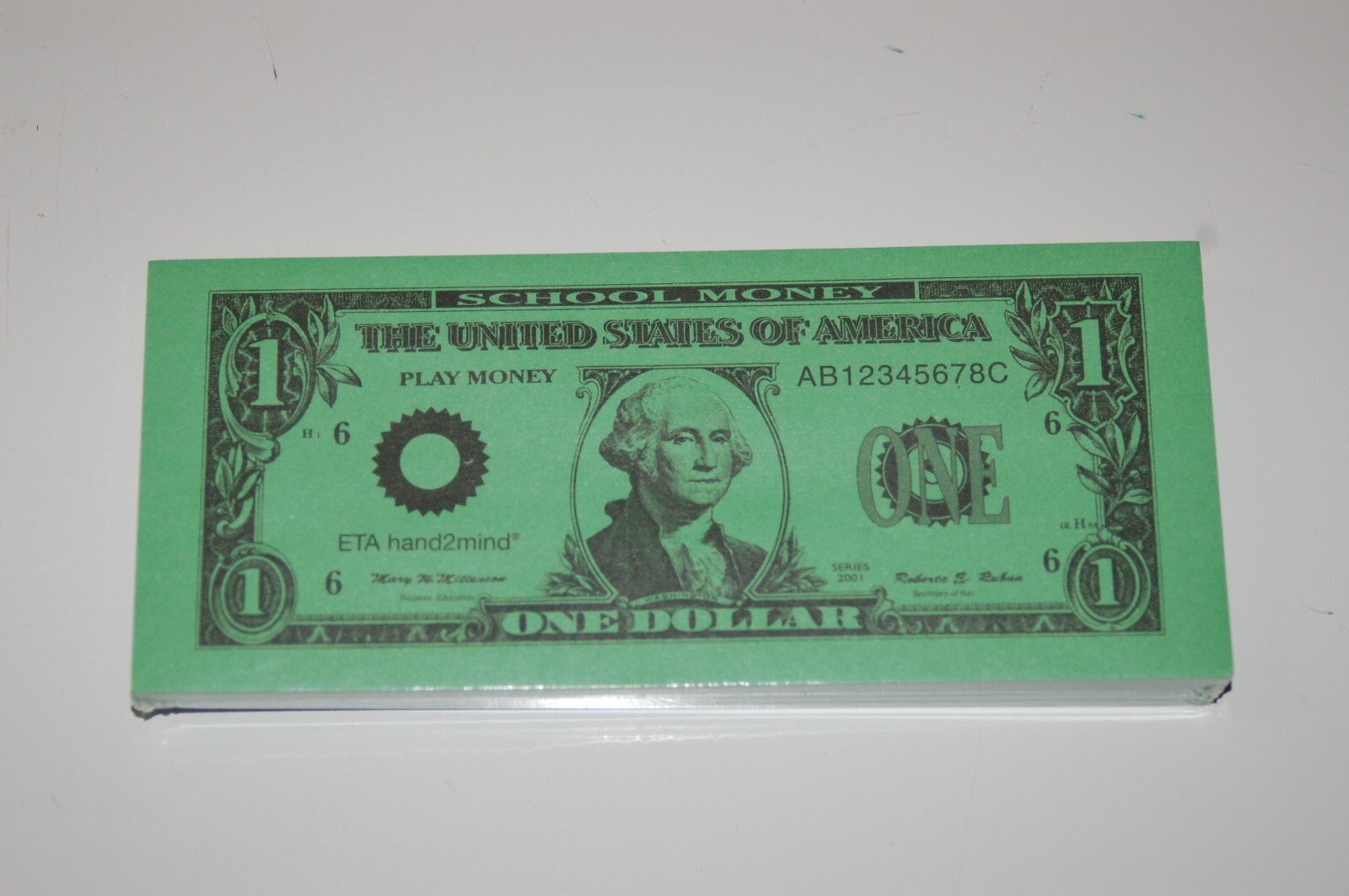 ETA hand2mind Bills, Paper $1 Item #76206 pk/100 Teaching Manipulative