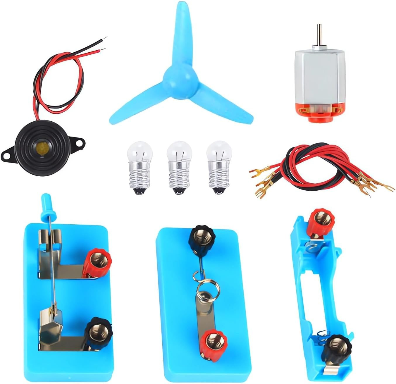 Circuit Electric DC Motor Kit, Educational Montessori Learning Science Kits for