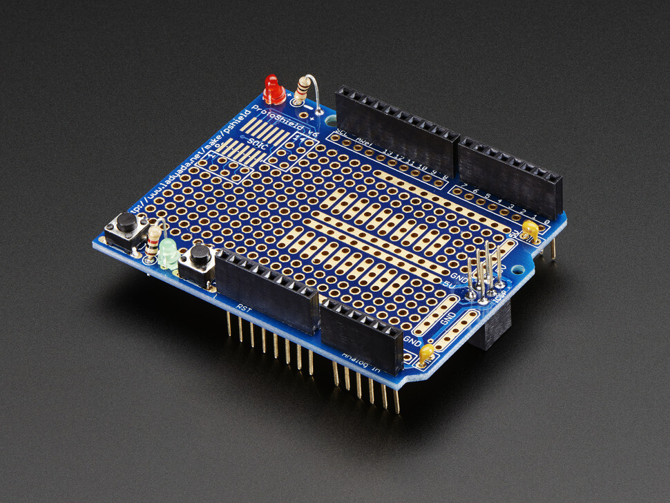 [ Adafruit ] Proto Shield for Arduino Unassembled Kit – Stackable – Version R3