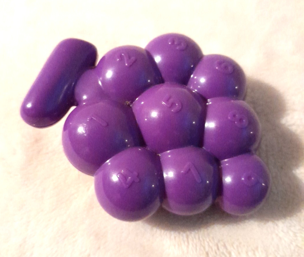 LeapFrog COUNT AND SCAN SHOPPER Grocery Food Replacements Grapes #9